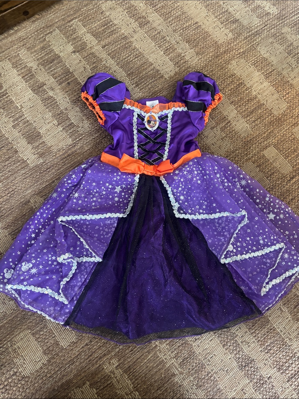 Girls Minnie Mouse Witch Halloween Costume